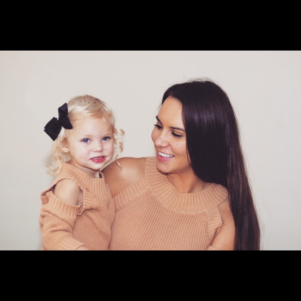 Matching mommy and me sweaters